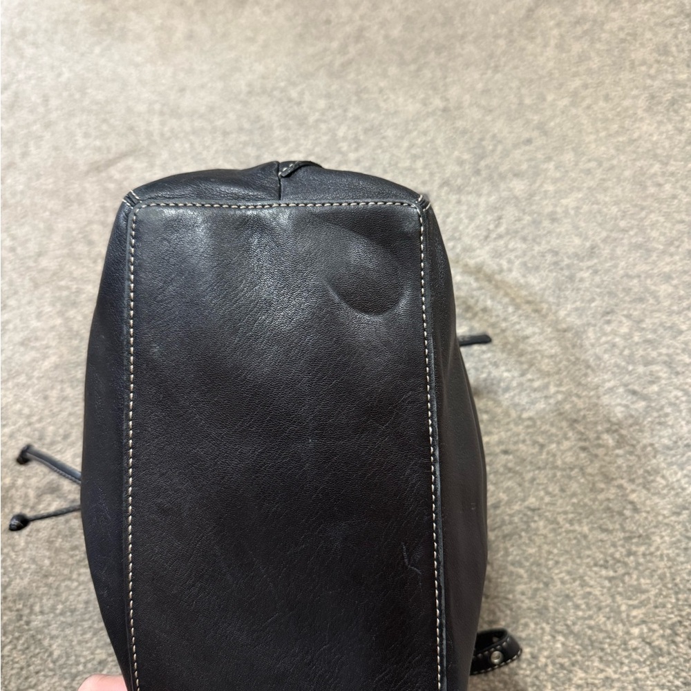 Vintage Y2K Coach Legacy Leather Black Backpack Mini Bag 9368 - Picture 6 of 11
